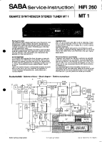 Saba MT1 - Service Manual